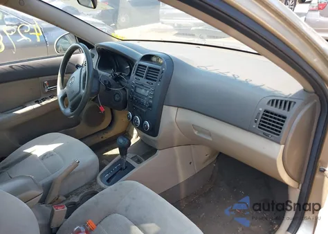 2008 Kia Spectra Ex from USA, damaged, VIN KNAFE122X85530276